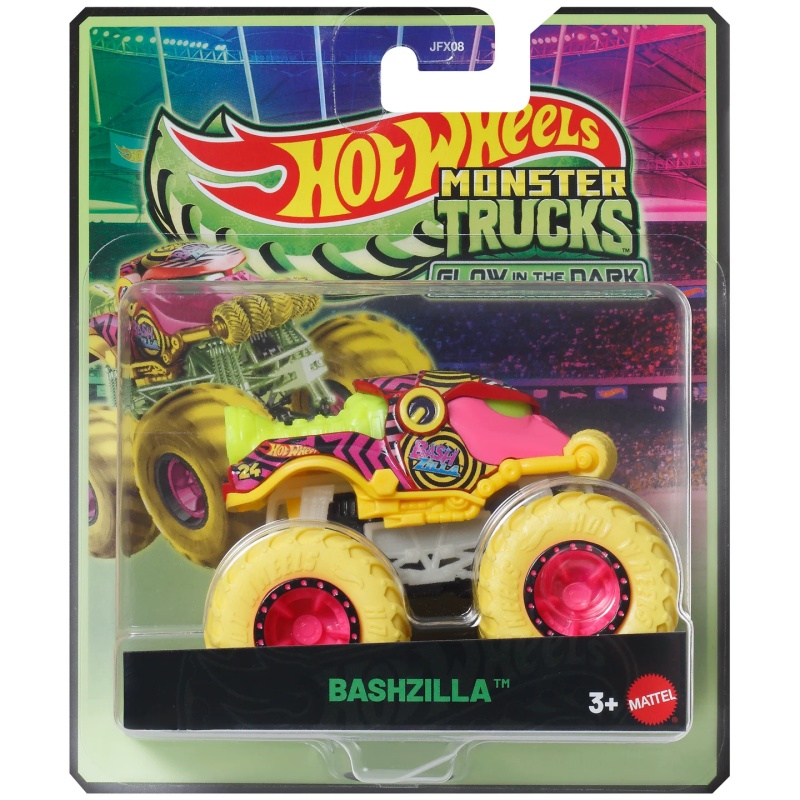 마텔 핫휠 몬스터 트럭 야광 샤크 레크 JFX08 -  - Mattel Toy Hot Wheels 리뷰 및 가격