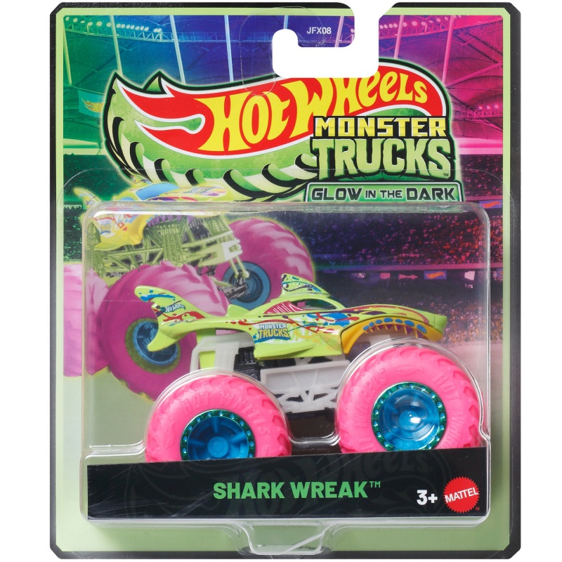 마텔 핫휠 몬스터 트럭 야광 샤크 레크 JFX08 -  - Mattel Toy Hot Wheels 리뷰 및 가격